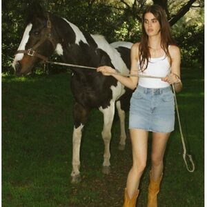 Urban Outfitters BDG Lila Denim Mini Skirt